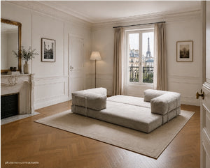Lyzza Smart canapé modulable beige Paris