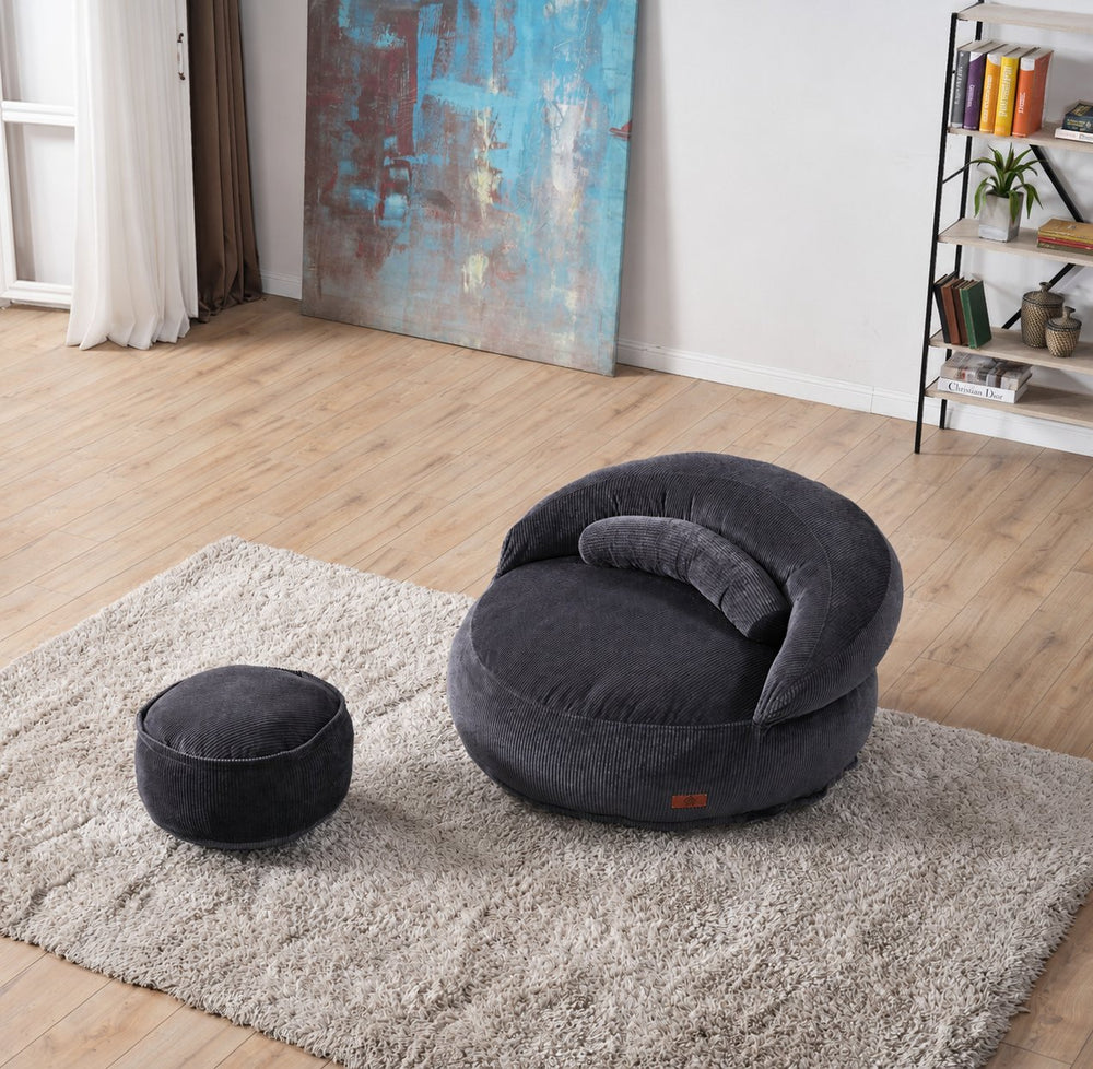 Pouf Lyzza Felix — Anthracite