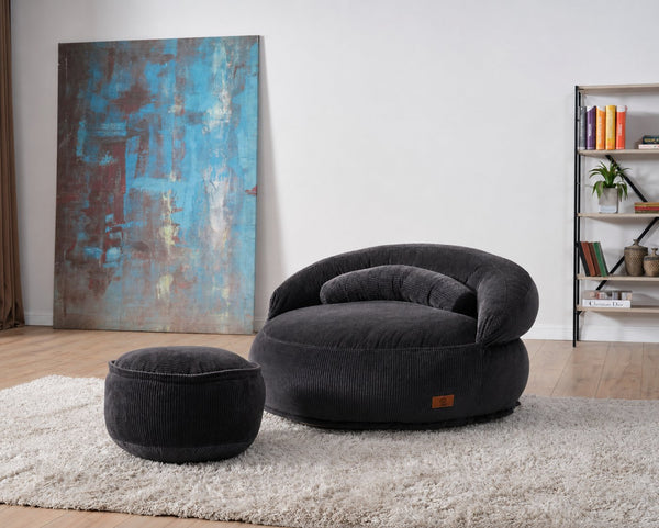 Pouf Lyzza Felix — Anthracite