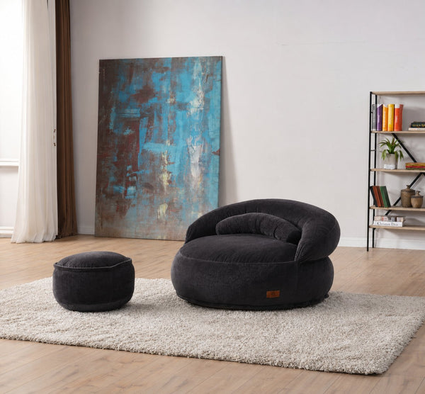 Pouf Lyzza Felix — Anthracite