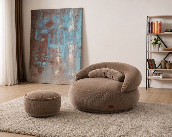 Pouf Lyzza Felix — Beige