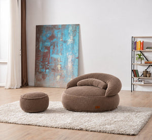 Pouf Lyzza Felix — Beige