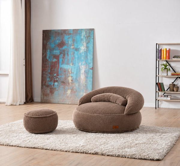 Pouf Lyzza Felix — Beige