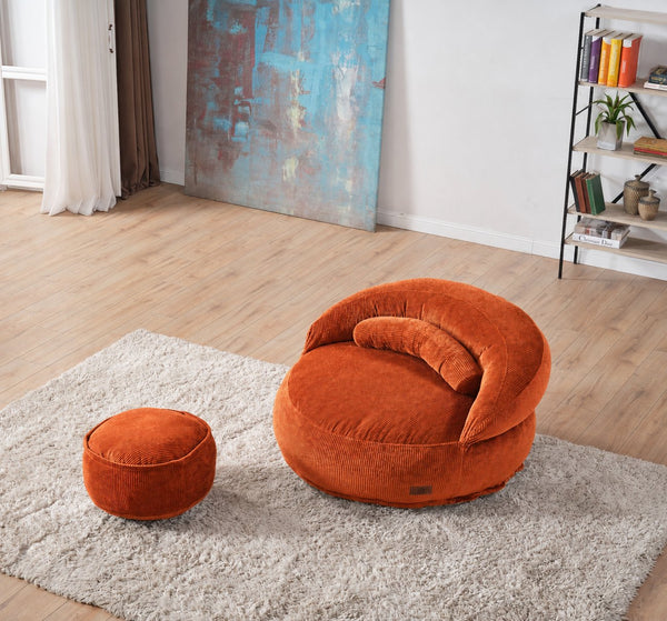 Pouf Lyzza Felix — Terracotta