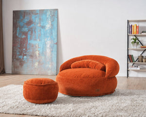 Pouf Lyzza Felix — Terracotta